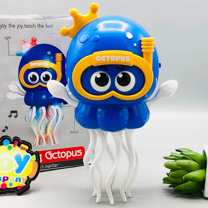 Battery Operated Kids Dancing Octopus With Light & Music