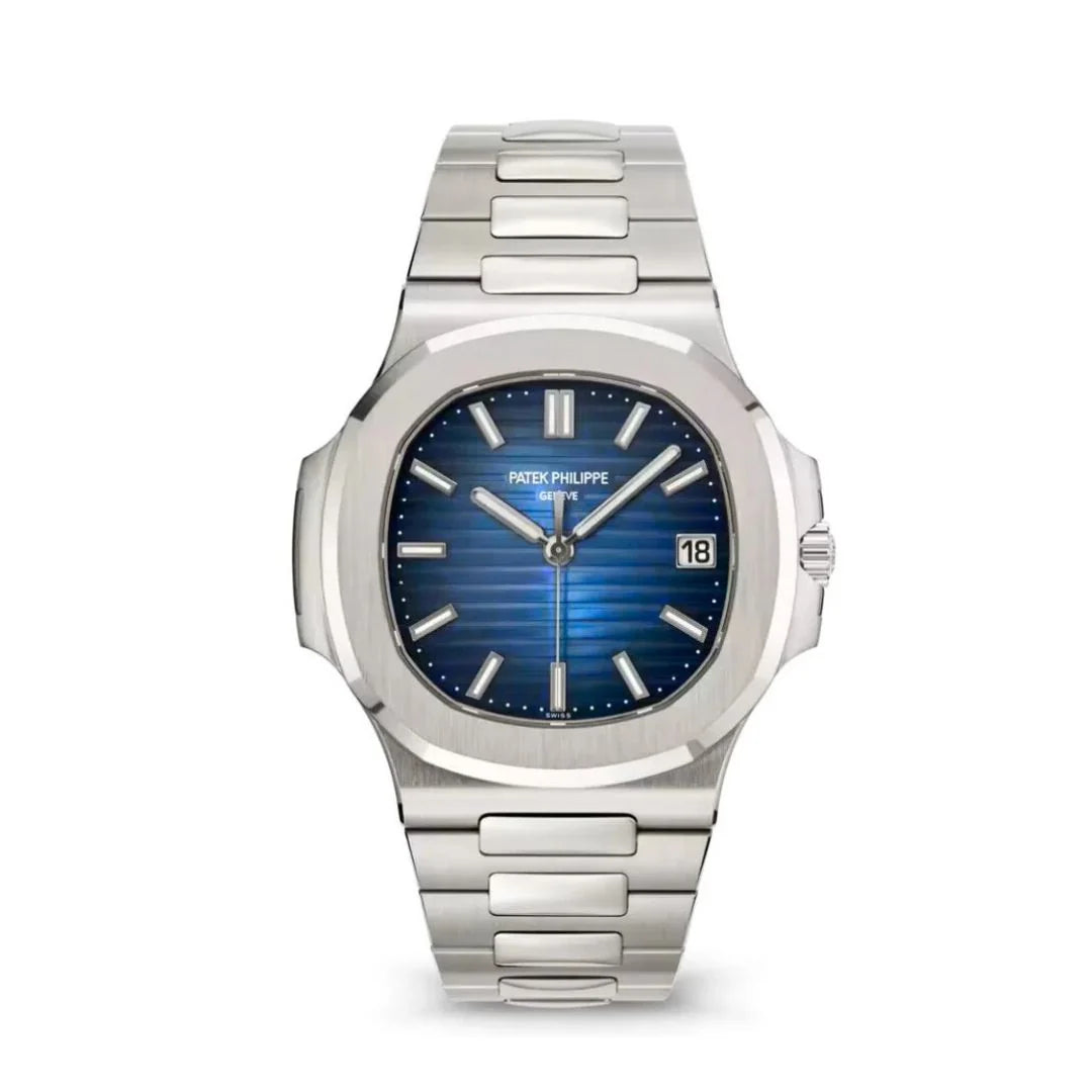 Luxury Stainless Steel Men’s Chronograph Watch Blue Dial