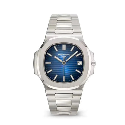 Luxury Stainless Steel Men’s Chronograph Watch Blue Dial